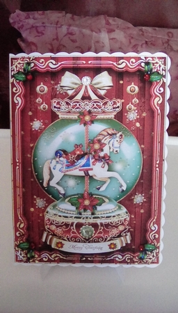 Christmas Globe Carousel Mini Kit by Joyce Edwards
