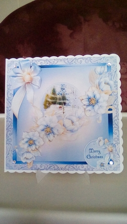 Blue Christmas 3 by Joyce Edwards