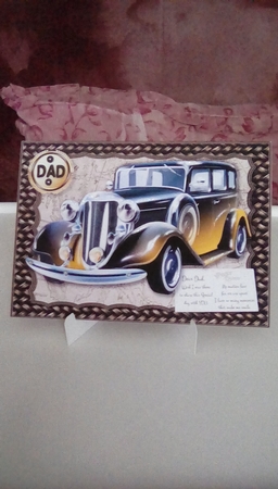 On the Road Male Birthday Card by Joyce Edwards