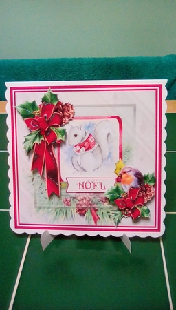 Holly and robin by Joyce Edwards