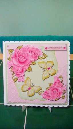 Perfect Pink Roses Mini Kit by Joyce Edwards