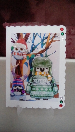 Its cold outside quick card by Joyce Edwards