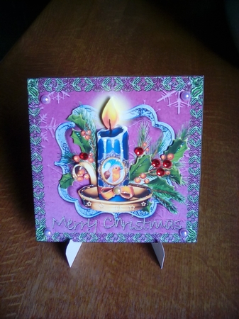 Christmas Candle  by Joyce Edwards