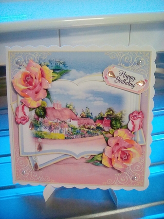 Country Cottage Open Book by Joyce Edwards
