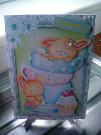 A 5 , Mini Kit  Afternoon Tea Bunnt by Joyce Edwards