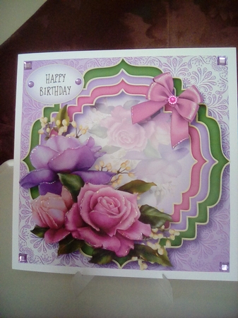 Trio Fancy Frame Roses Bumper Kit by Joyce Edwards
