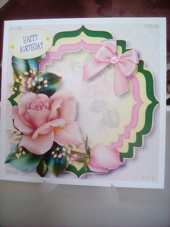 Trio Fancy Frame Roses Bumper Kit by Joyce Edwards