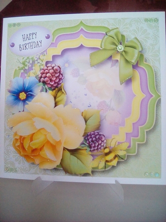 Trio Fancy Frame Roses Bumper Kit by Joyce Edwards