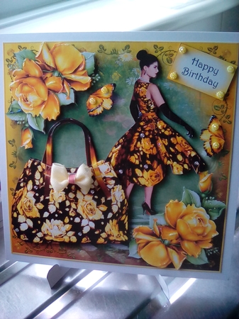 Handbags & Gladrags - Golden Sunset by Joyce Edwards