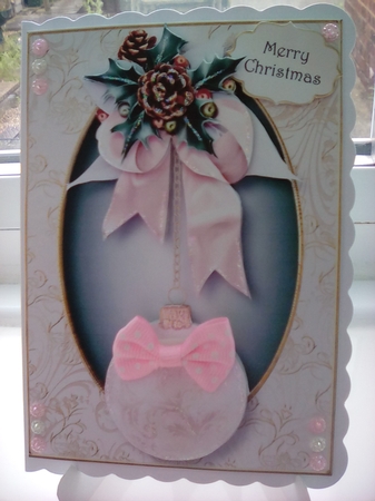 Golden Reindeer & Glass Bauble Bumper Kit by Joyce Edwards
