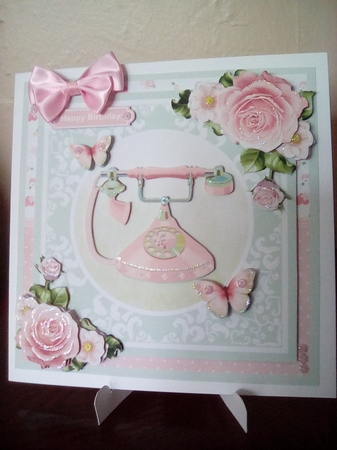 Vintage Telephones Bumper Kit - Decoupage & Inserts by Joyce Edwards