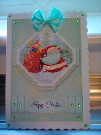 Christmas in July Santa 2 Pyramage 1 by Joyce Edwards