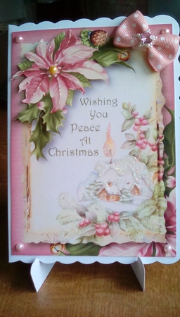 Wishing You Peace At Christmas A5 by Joyce Edwards