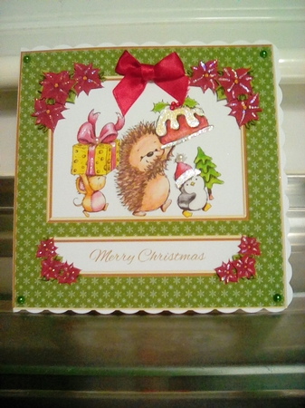 Cute Christmas Critters Topper by Joyce Edwards