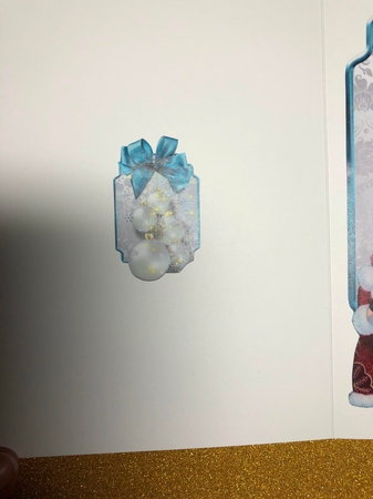 Matching insert for the design sheet - Parisian Christmas by Joyce Perkins