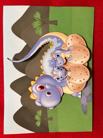 DINOSAUR CREW 1 by Joyce Perkins