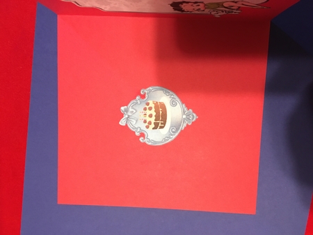 Matching blank insert for the design sheet - Bettys Birthday Tea by Joyce Perkins
