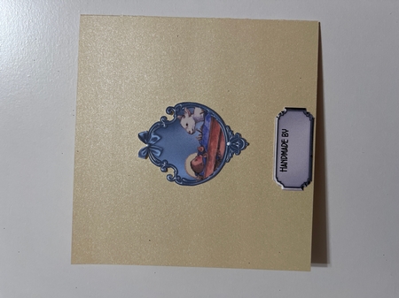 Matching blank insert for the design sheet - A Child is Born by Joyce Perkins