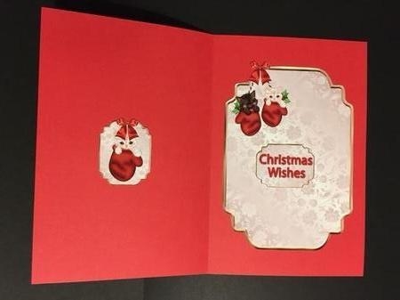 Matching blank insert for the design sheet - Kittens in Mittens by Joyce Perkins
