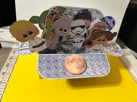 STAR WARS 3D POP UP BOX CARD by Joyce Perkins