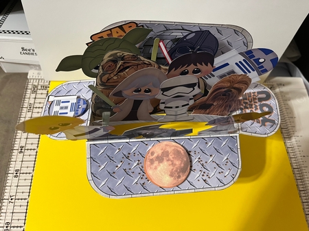 STAR WARS 3D POP UP BOX CARD by Joyce Perkins