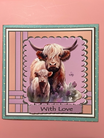 Mother& Calf by Joyce Perkins