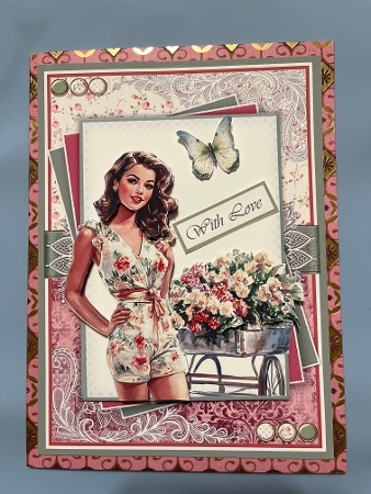 Retro Birthday Girl  by Joyce Perkins