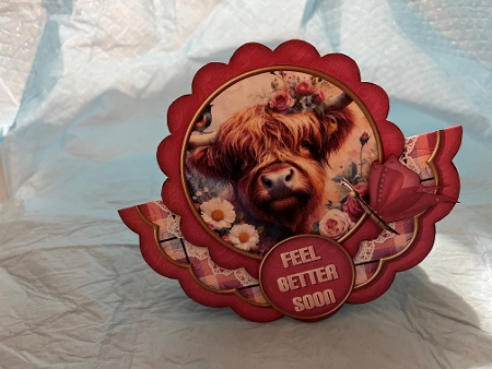 Floral Highland - Scalloped Rocker Card - Mini Kit by Joyce Perkins