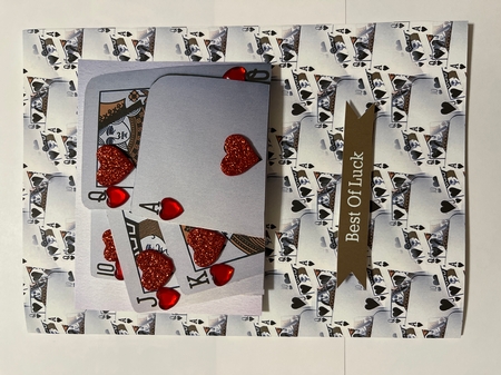 Playing Cards Background by Joyce Perkins
