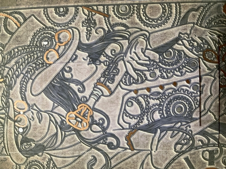 Steam Punk Couple Valentine by Joyce Perkins