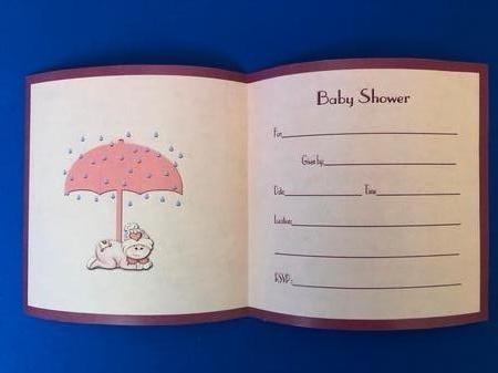 It's a Baby Shower (girl) - Insert by Joyce Perkins