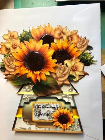 Hand-tied Bouquet - Sunshine Selection by Joyce Perkins