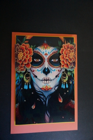 Mexican Muertos Girl by Joyce Perkins