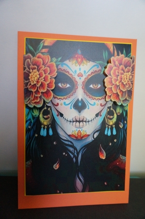 Mexican Muertos Girl by Joyce Perkins