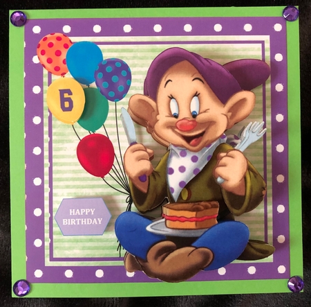NOT SO DOPEY TO EAT CAKE BIRTHDAY MINIKIT by Joyce Perkins