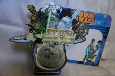 3D POP BOX CARD KIT - WAR OF THE STARS by Joyce Perkins
