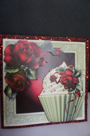 Roses Cupcakes Bumper Kit 2 by Joyce Perkins