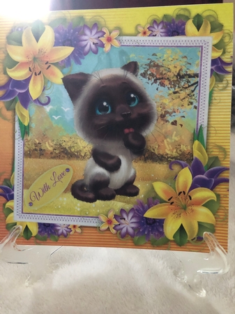 Beautiful Cats & Dogs With Yellow Lillies 8x8 Bumper kit  by Joyce Perkins