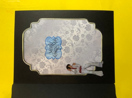 Matching insert for the design sheet - The King at Christmas 5 by Joyce Perkins