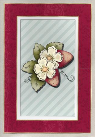 Strawberry Spinner Card by Jude Lucas