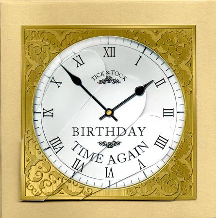 Birthday Clock Fan Pyramage Topper by Jude Lucas
