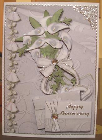 Wonderful Wedding Quick Card by Judith Mary Howells