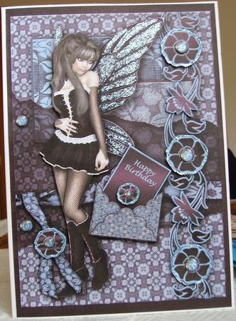 Lulu Faerie Purple Kit 6 Pages, Including Decoupage Step by Step by Judith Mary Howells