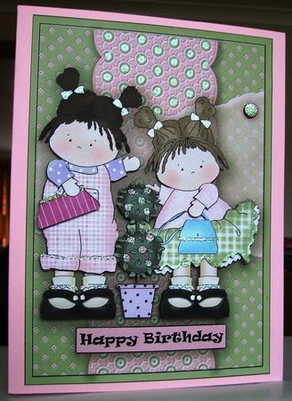Boutique Pals Green Cutie Sheet, Decoupage Step by Step by Judith Mary Howells