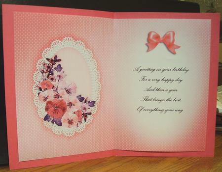 Spring Flowers and Lace Matching Insert A5 Portrait by Judith Mary Howells