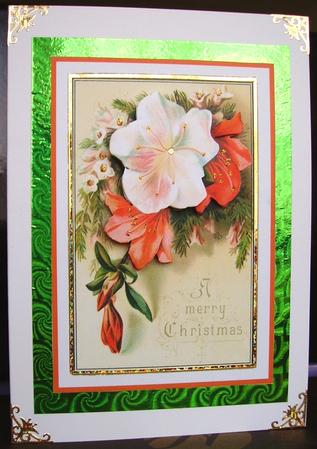 Christmas Rose and Lilies by Judith Mary Howells