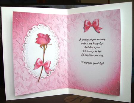 Rose, Lace and Pearls Matching Insert A5 Portrait by Judith Mary Howells