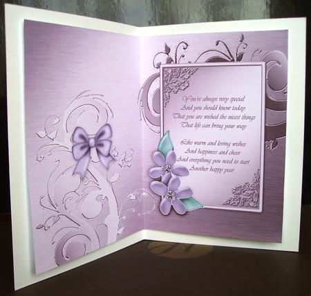 Flowers with Diamonds Matching Insert 5 x 7 Portrait by Judith Mary Howells