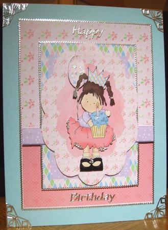 A4 Birthday Cake by Judith Mary Howells