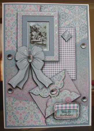 Coughton Court Blue Landscape Kit, 6 Pages, Including Decoupage Step by Step by Judith Mary Howells